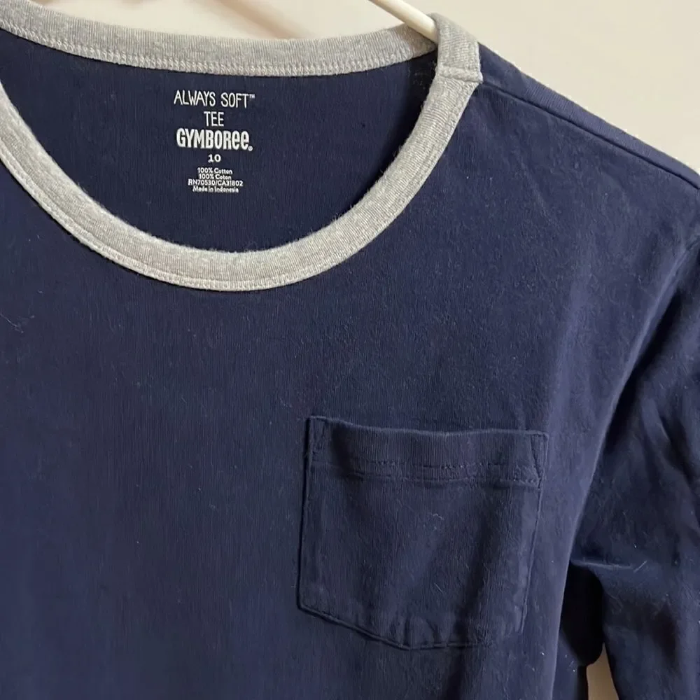 Gymboree youth boys size 10 blue/gray Always Soft long sleeved Tee.